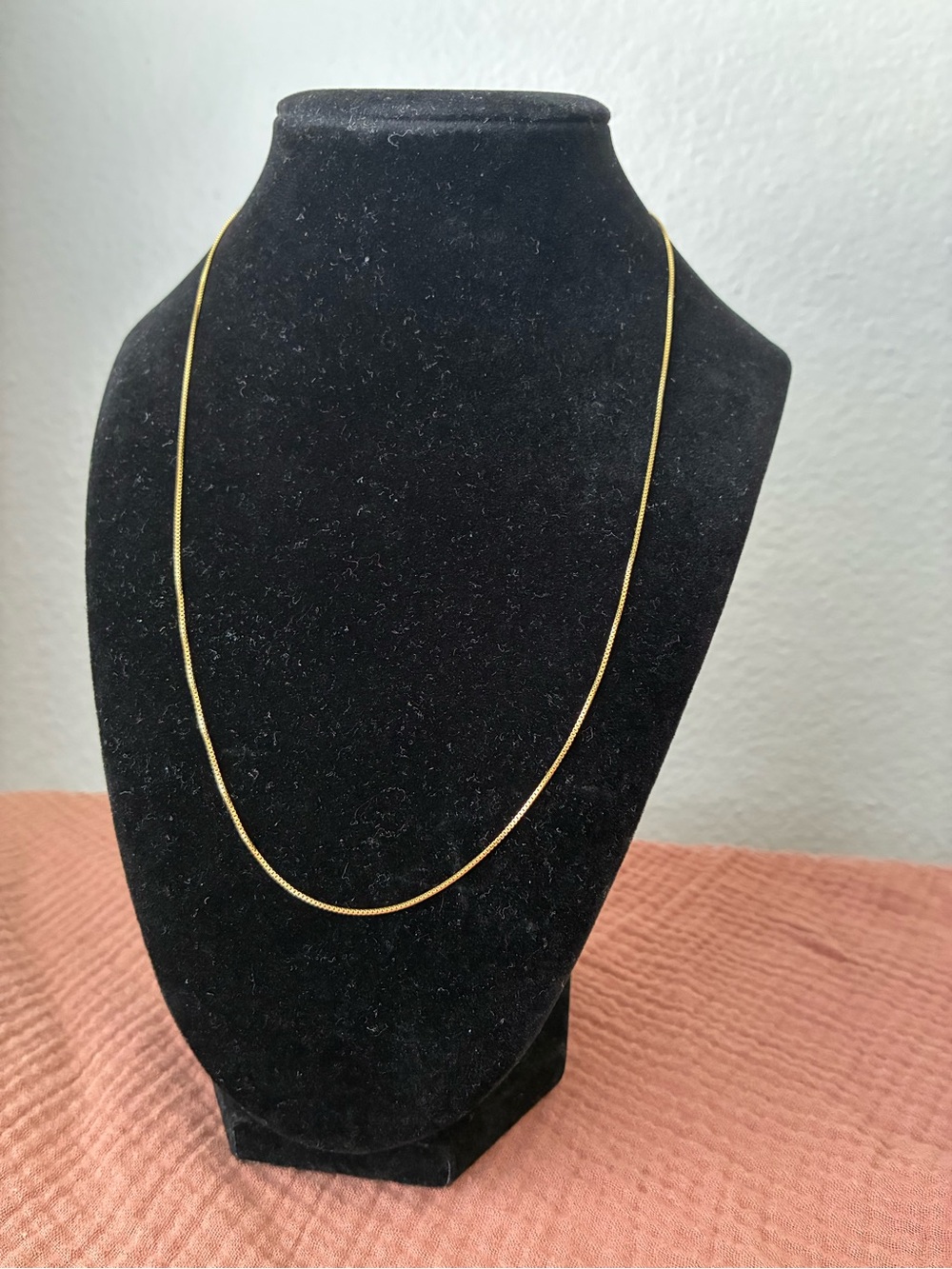 Elegant Gold Chain Necklace- Unisex 20” 925 Sterling Silver